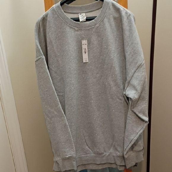 PINK Victoria's Secret Gray Sweatshirt - Picture 7 of 8